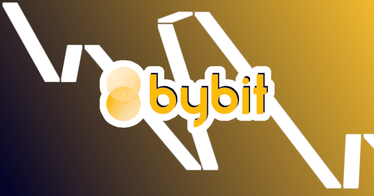 Bybit exchange logo and background