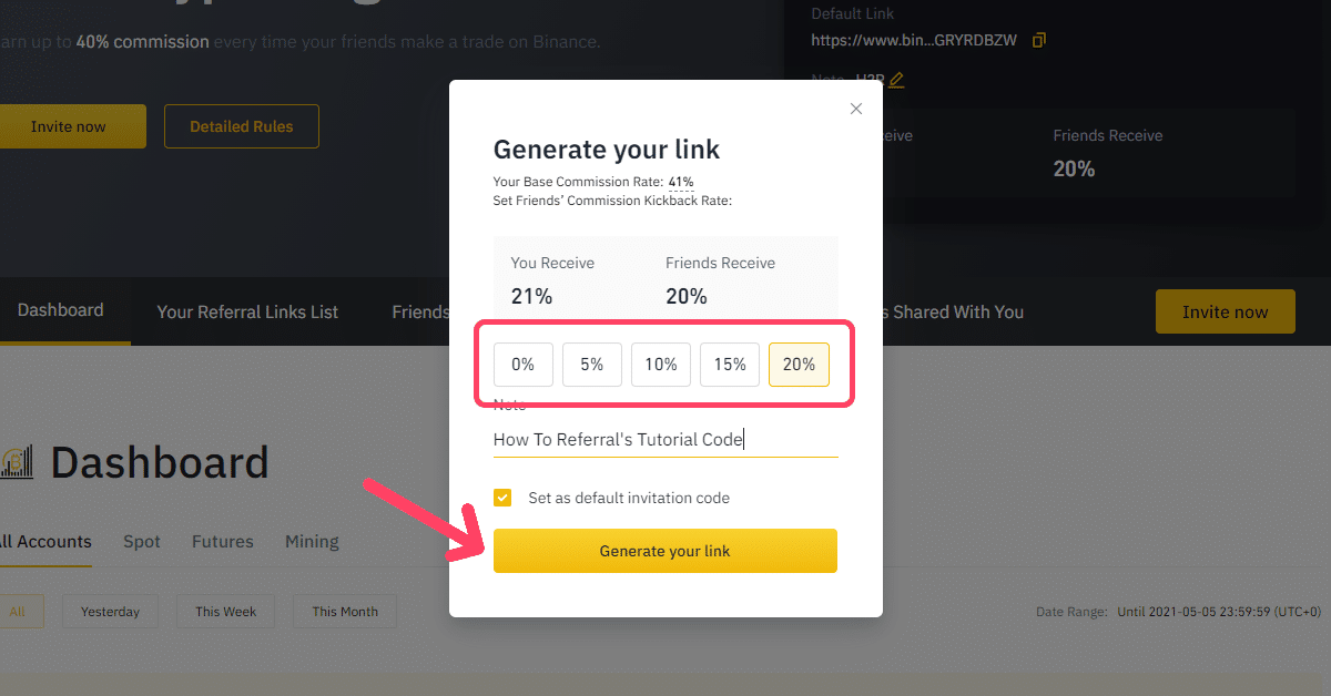 binance referral codes