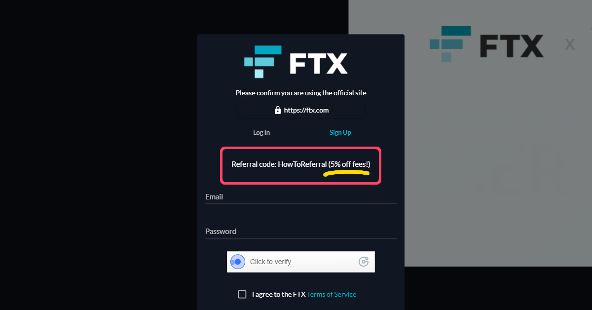 User can now see the FTX trading discount is applied 2021