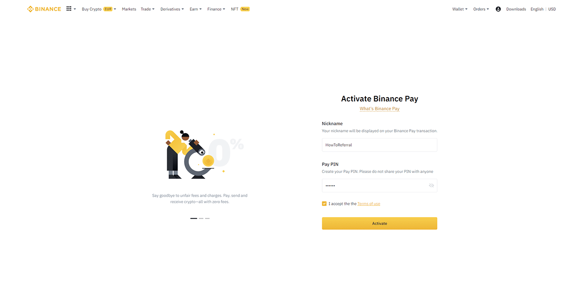 How to use Binance Pay Step 3 of 5