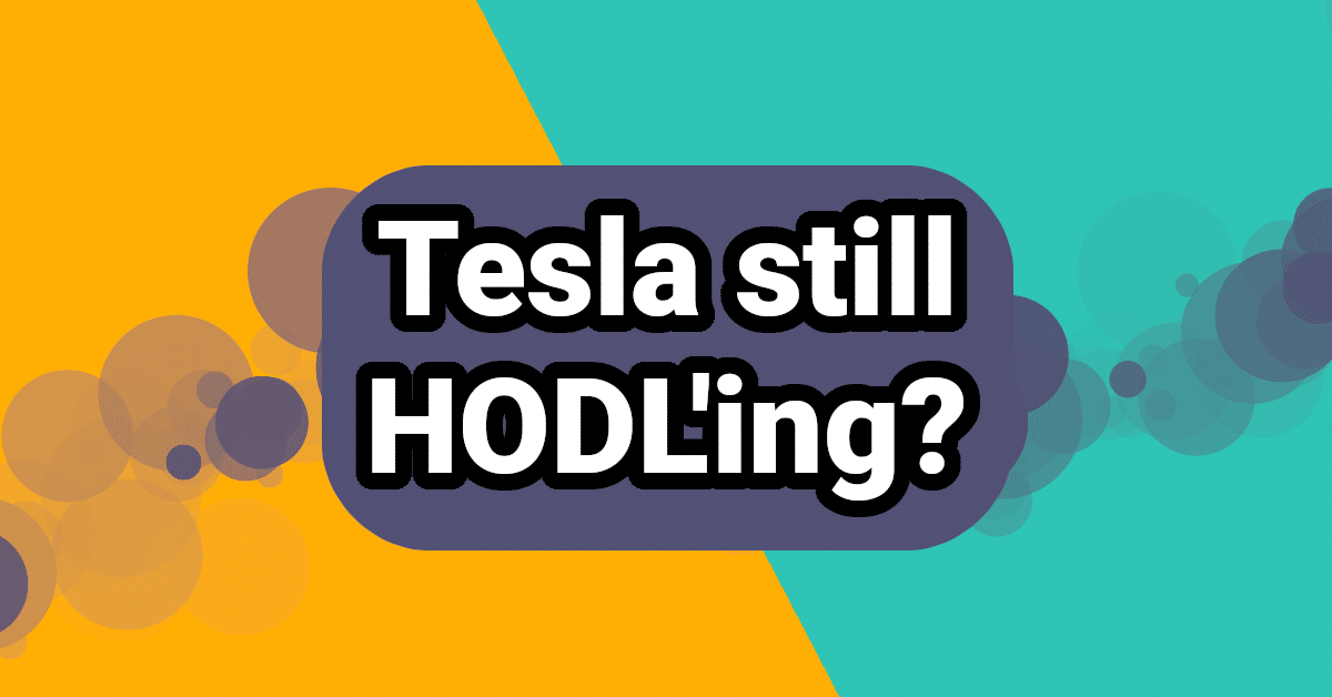 Tesla hodling bitcoin